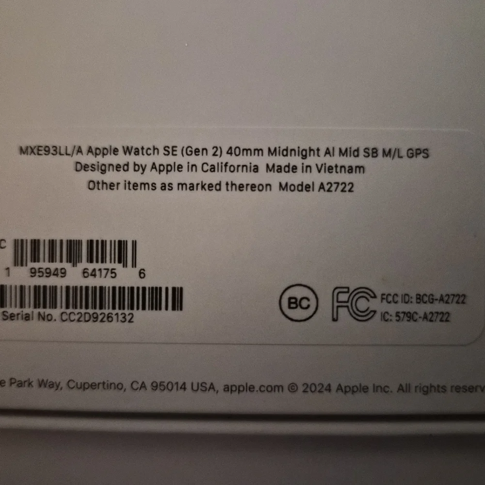 Apple Watch and Sport Band in Black